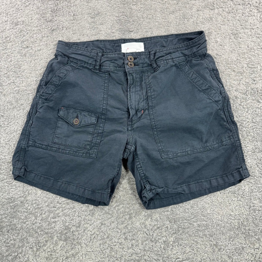 Anthropologie Women's Dark Charcoal Cargo Shorts